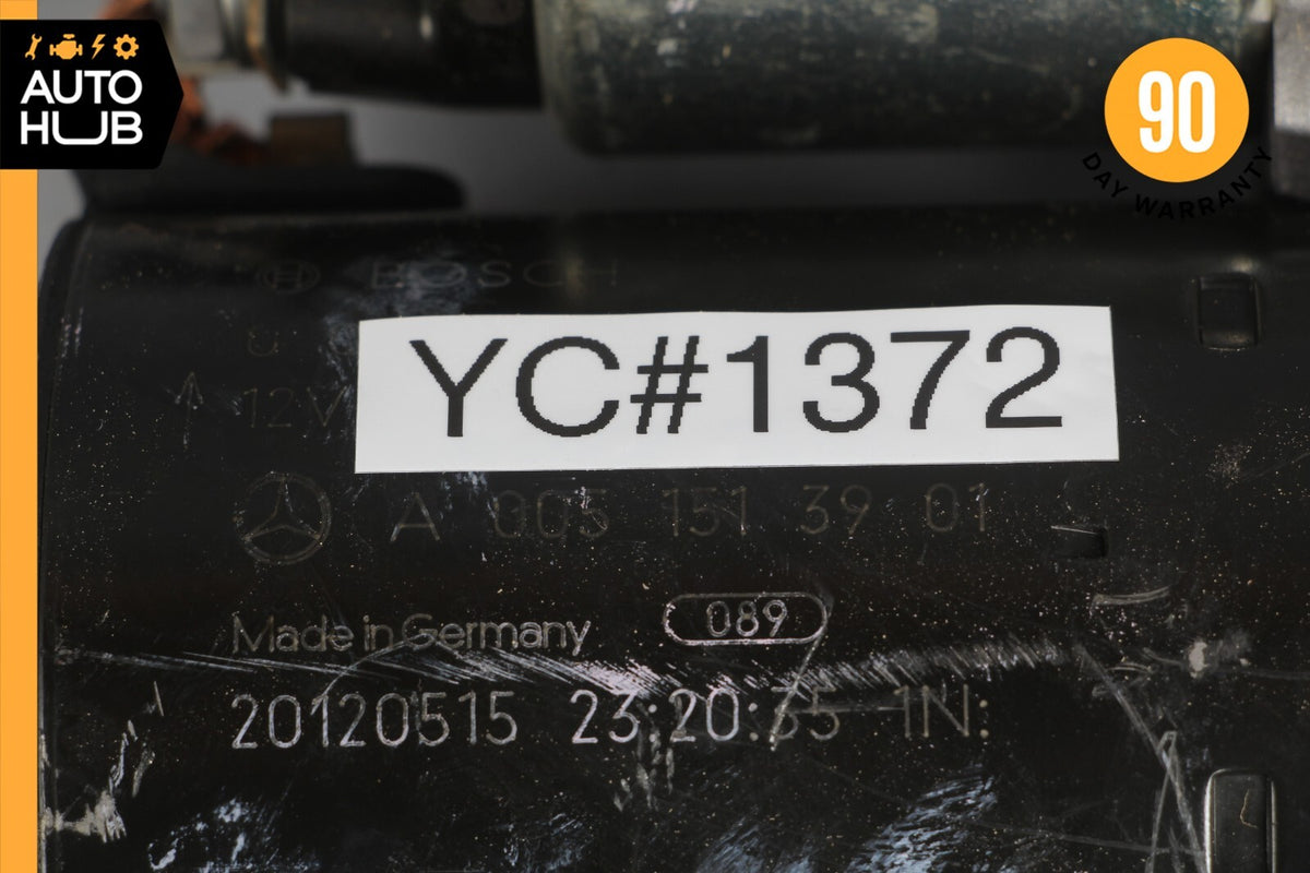 12-15 Mercedes R172 SLK250 C250 M271 Engine Starter Motor 0051513901 OEM 26k - photo 9