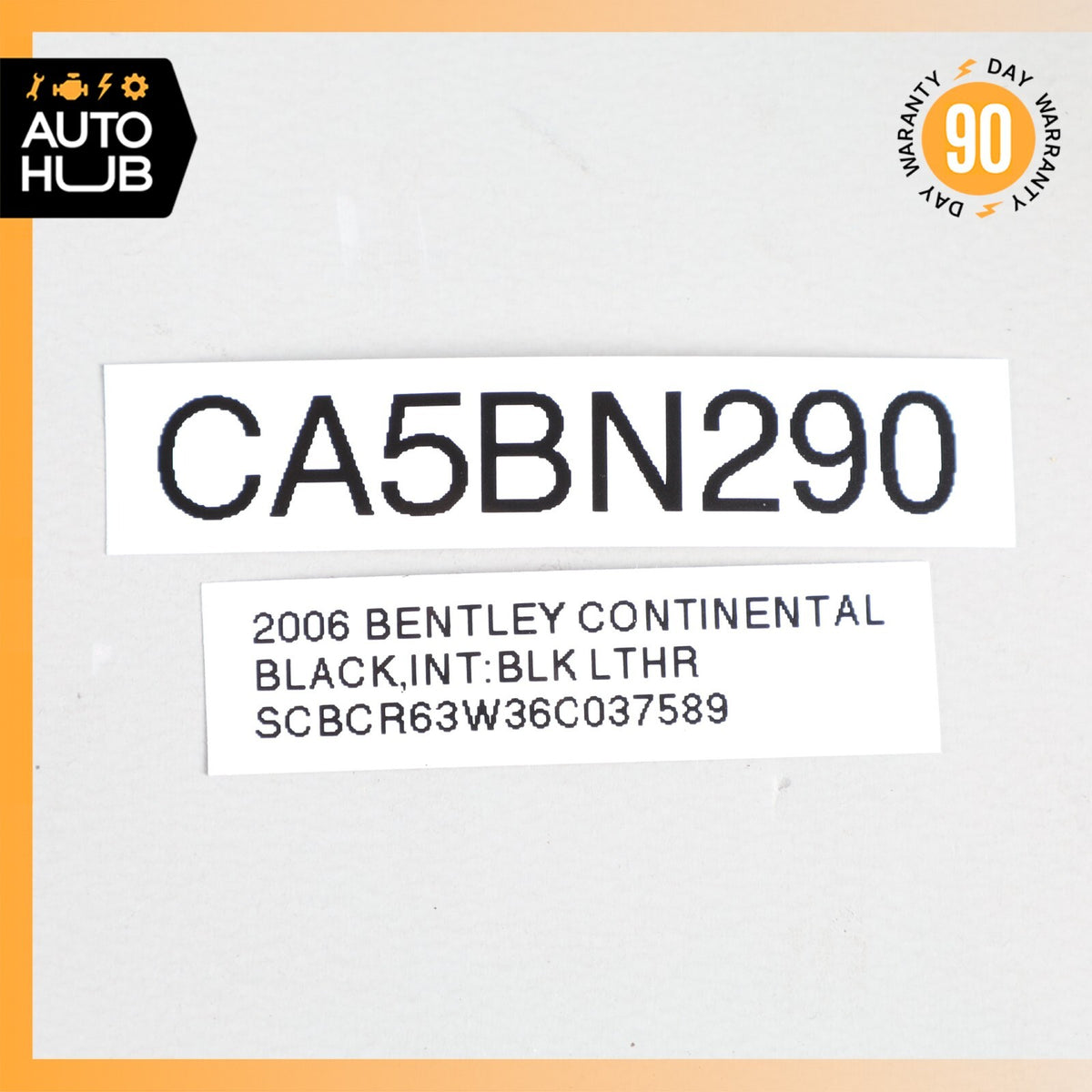 03-12 Bentley Continental GT Flying Spur GTC Climate Temperature Sensor OEM - photo 8