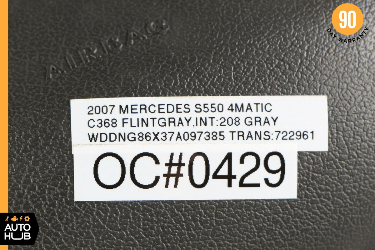 07-10 Mercedes W221 S550 CL550 Steering Wheel Airbag Air Bag 221860040 OEM - photo 12