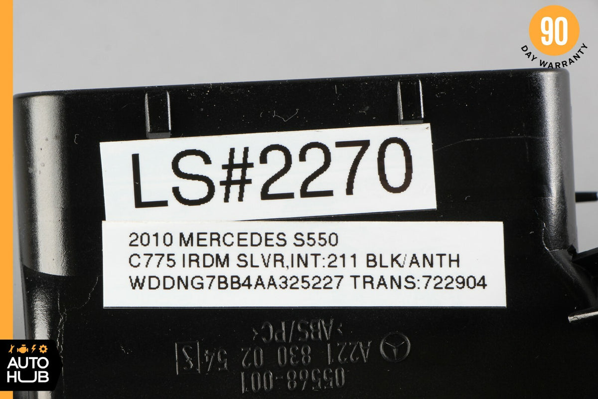 07-14 Mercedes W221 S550 CL550 Dashboard Dash AC A/C Air Vent Right Black OEM - photo 12
