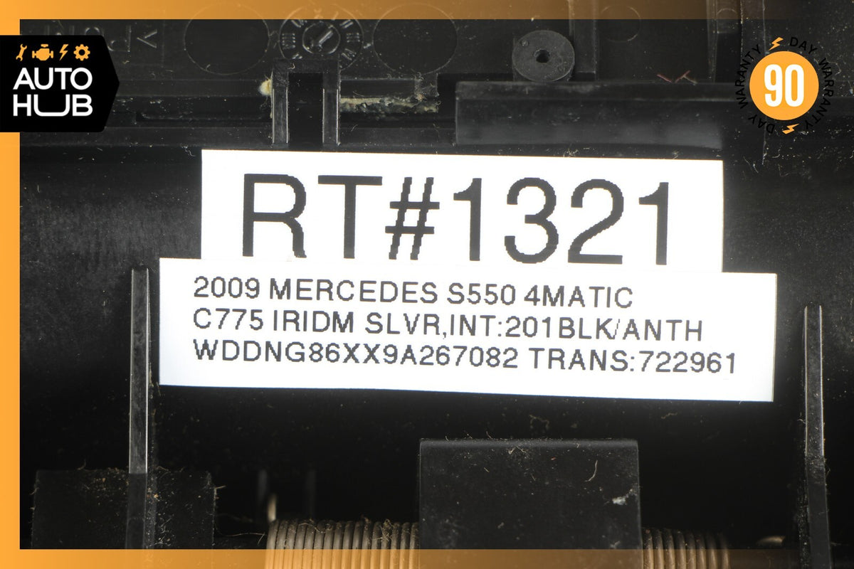 07-09 Mercedes W221 S550 S450 Ash Tray Ashtray Lighter Trim Black OEM - photo 10