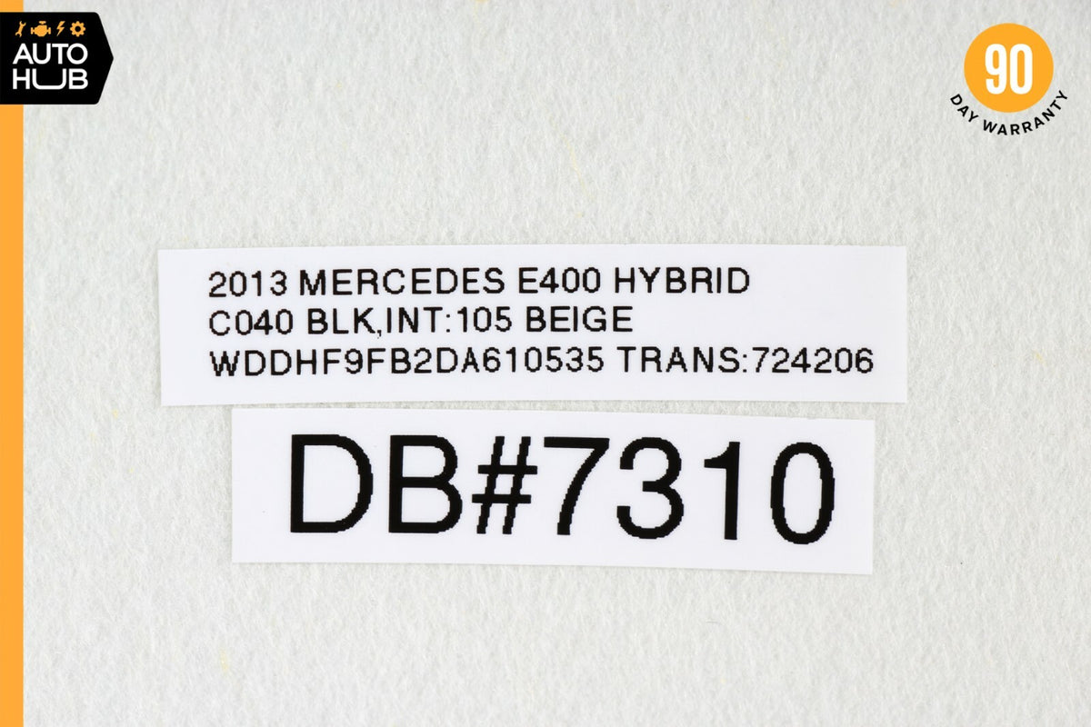 10-13 Mercedes W212 E400 E350 Front Right Passenger Seat Cushion Top Upper OEM - photo 11