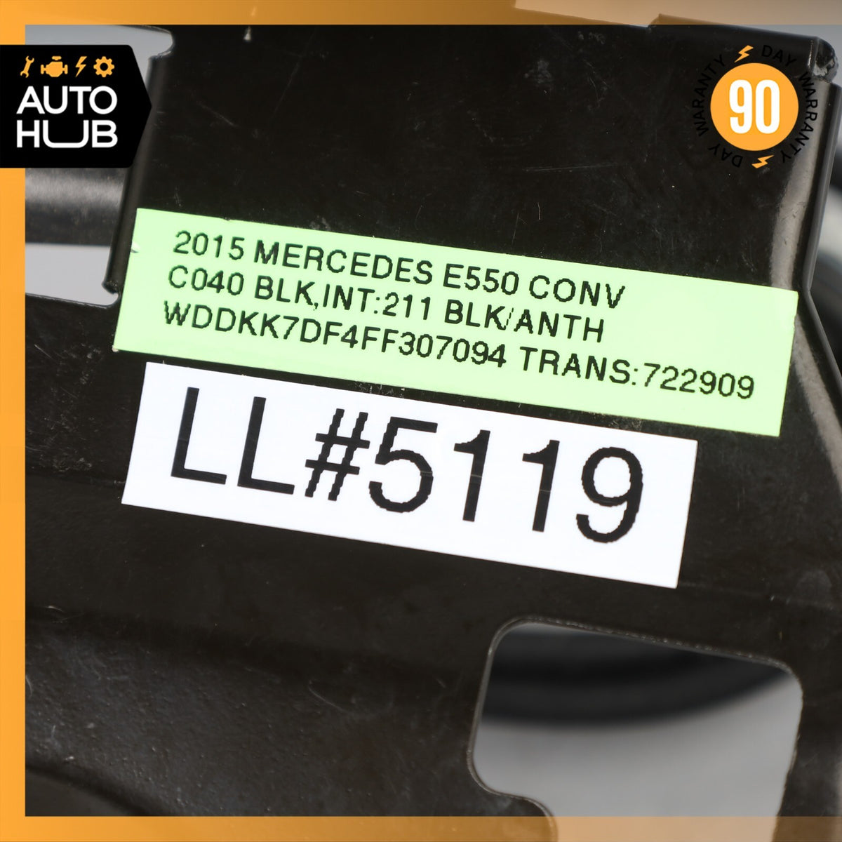 11-17 Mercedes W207 E550 E350 E400 Convertible Rear Left Side Flap OEM - photo 12
