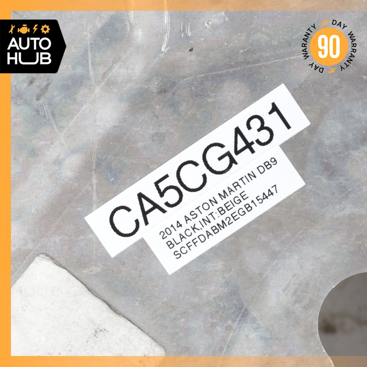 12-16 Aston Martin DB9 DBS Front Left Brake Dust Shield 8D332K005AC OEM 22k - photo 13