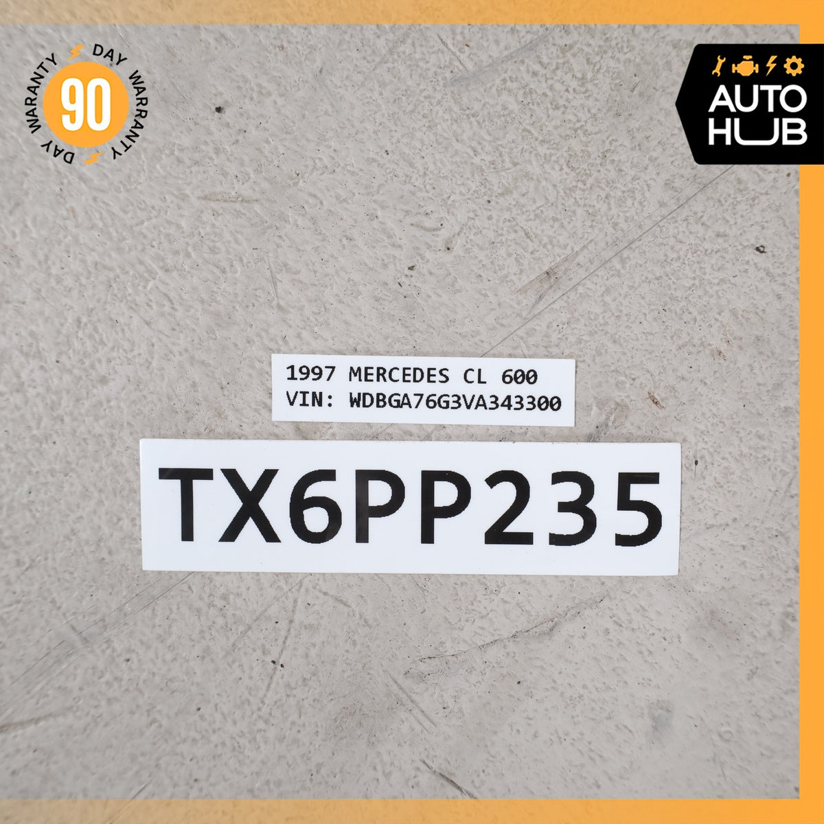 93-99 Mercedes W140 CL600 S500 Rocker Panel Side Skirt Right Passenger Side OEM - photo 17