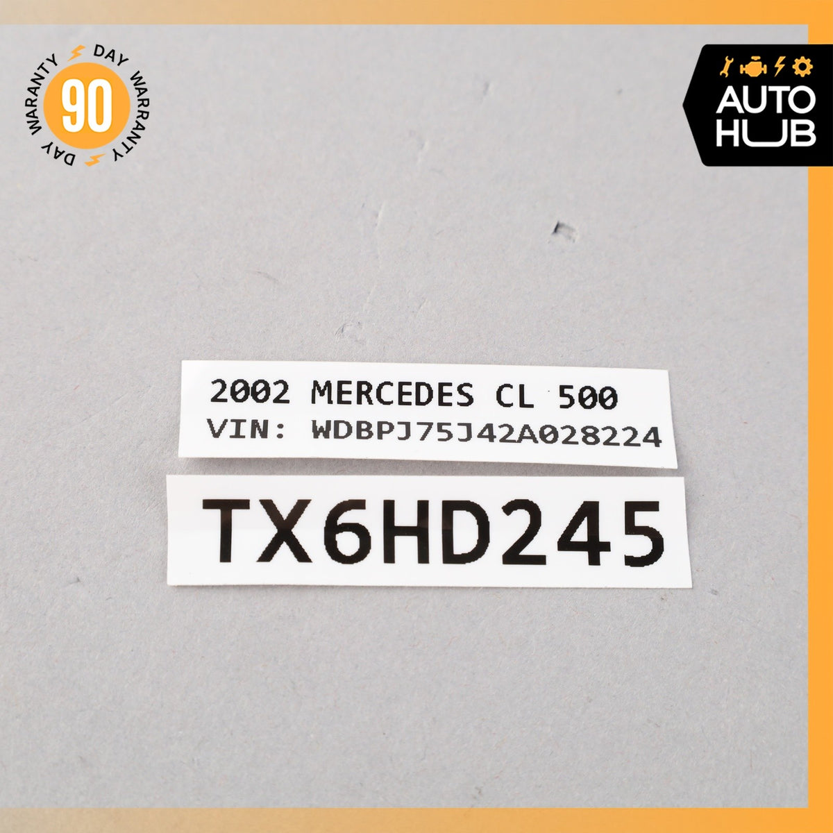 00-06 Mercedes W215 CL500 CL600 Fuel Gas Tank Lid Door Cover 2157570006 OEM - photo 8