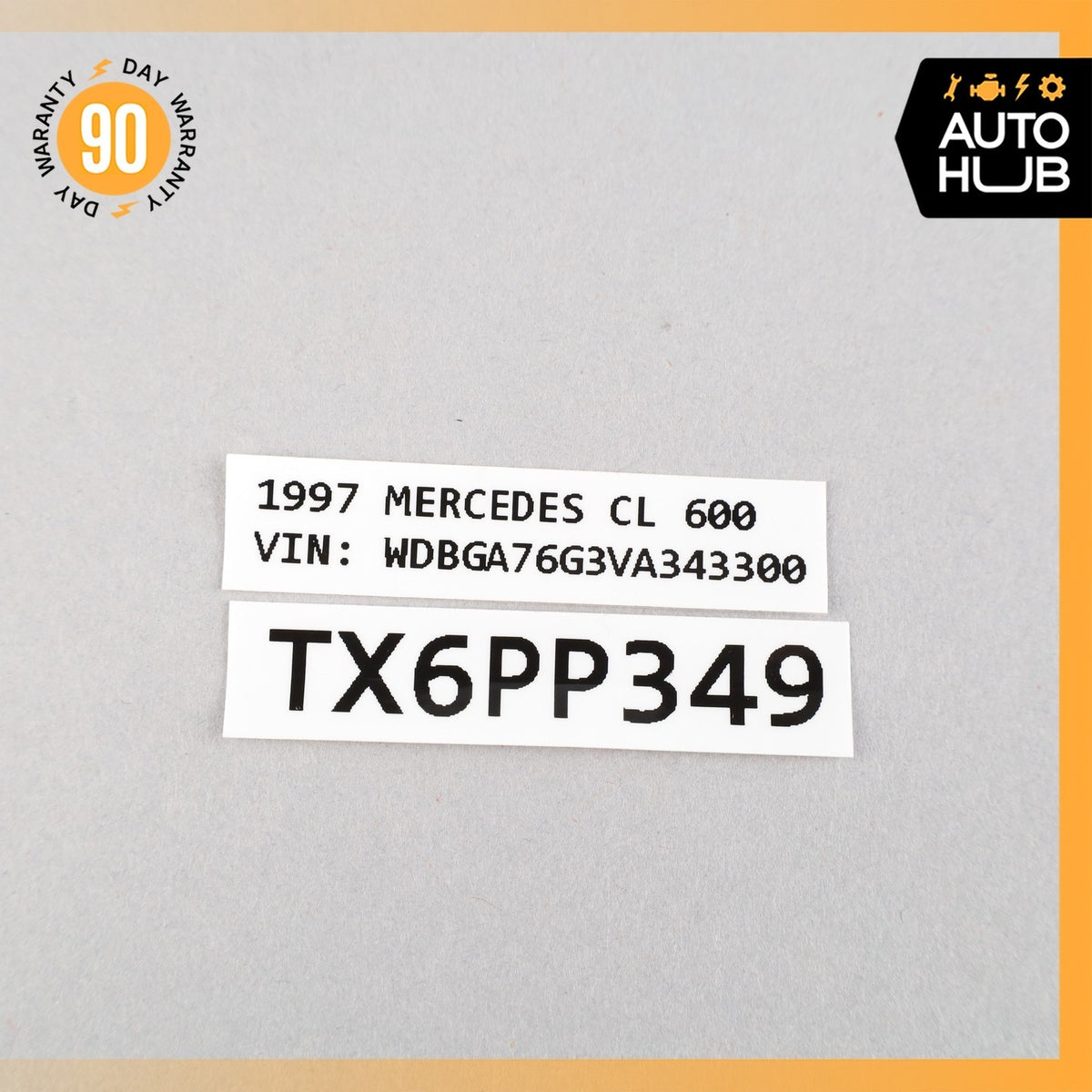 93-99 Mercedes W140 CL600 E320 CL500 Seat Belt Control Module 1408202526 OEM 63k - photo 10