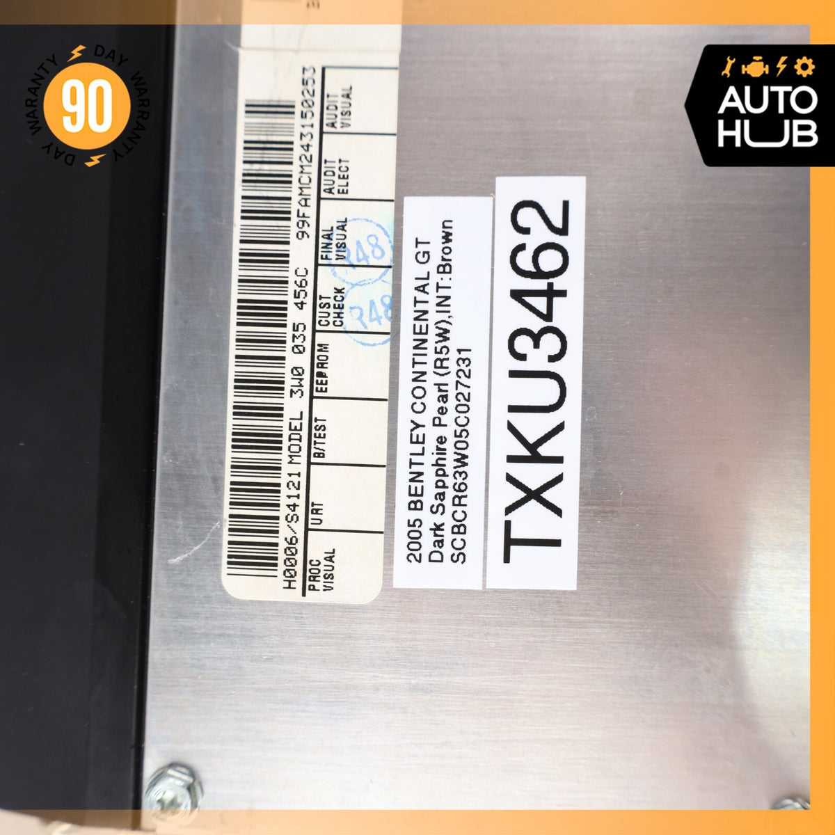 03-08 Bentley Continental GT Premium Audio Sound System Amplifier Amp OEM 53k - photo 9