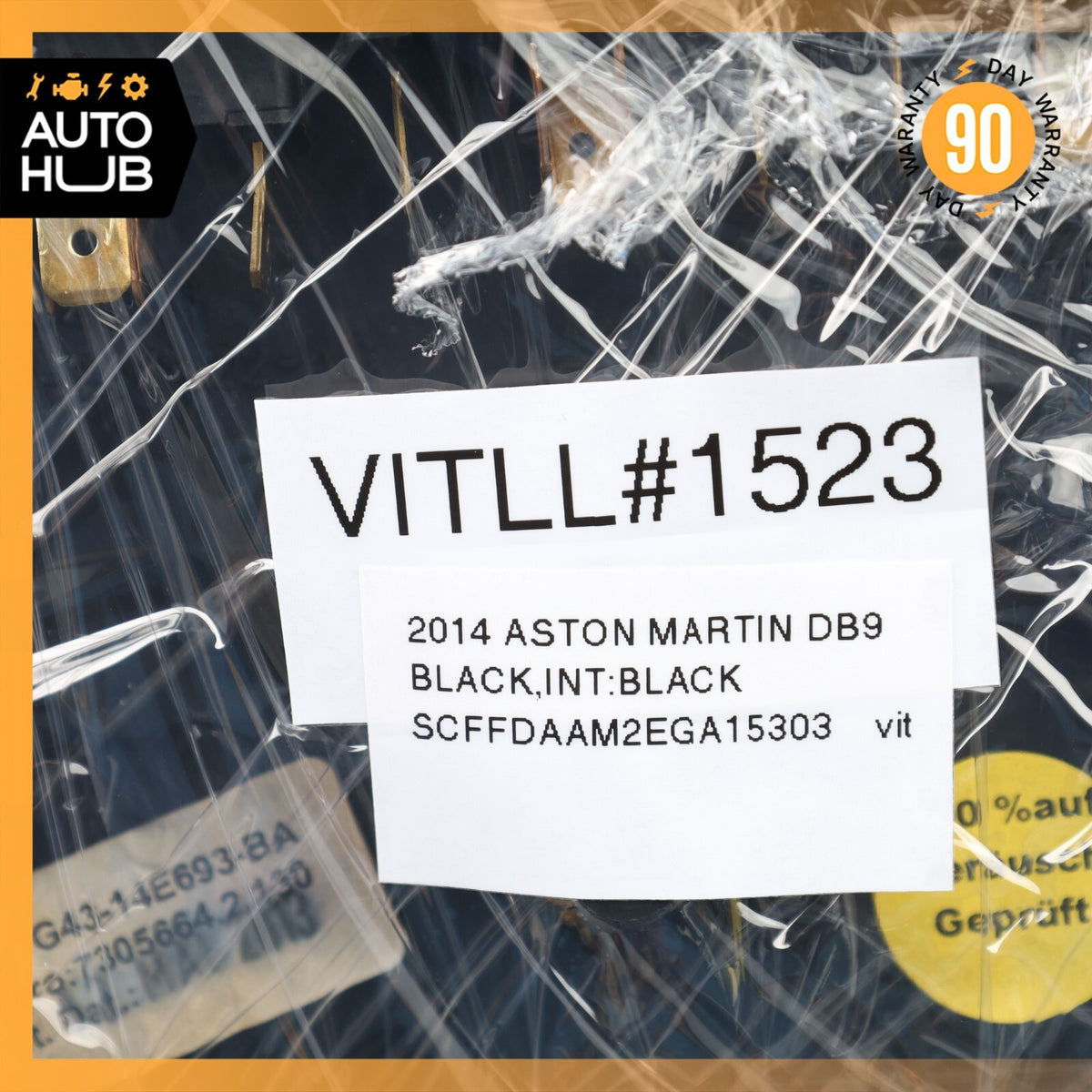 Aston Martin DB9 DBS V12 Vantage Right Seat Lumbar Regulator Switch w/ Cover OEM - photo 13