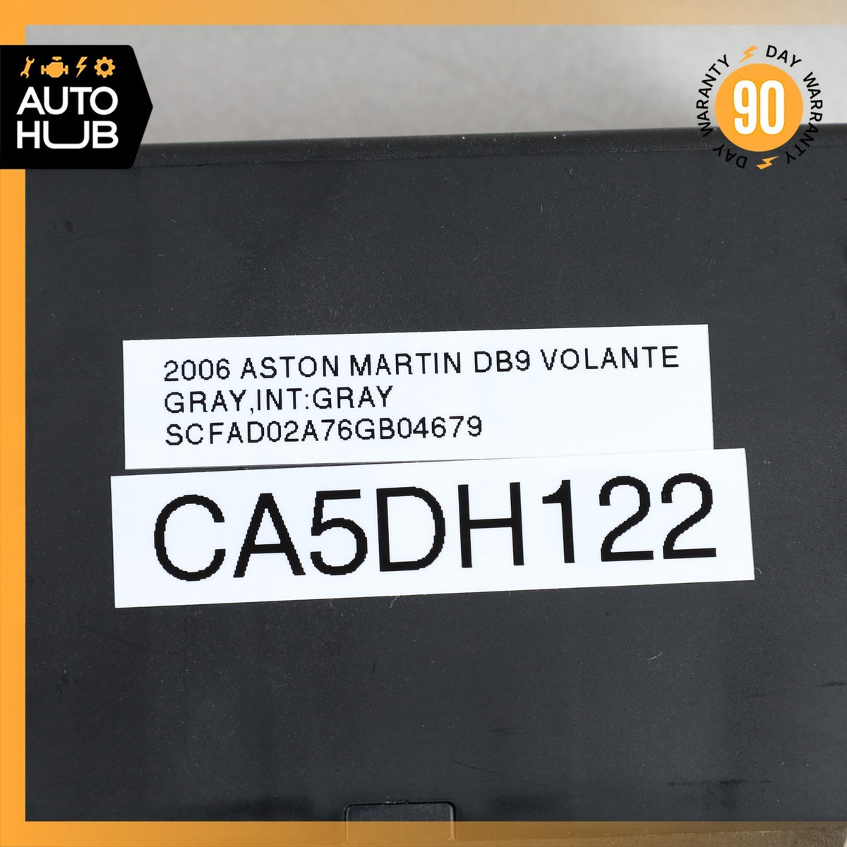 05-19 Aston Martin DB9 Rapide Parking Brake Control Module 4X4315K866BE OEM 34k - photo 8