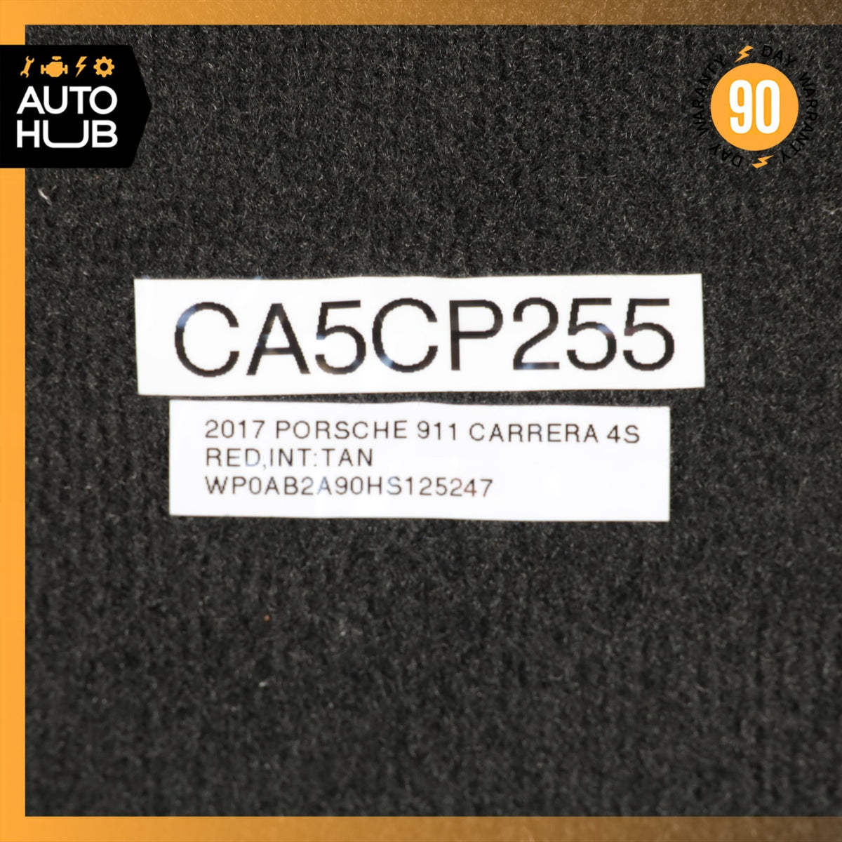 17-19 Porsche 991 911 Carrera 4S Coupe Rear Left Side Seat Upper Cushion OEM 24k - photo 15