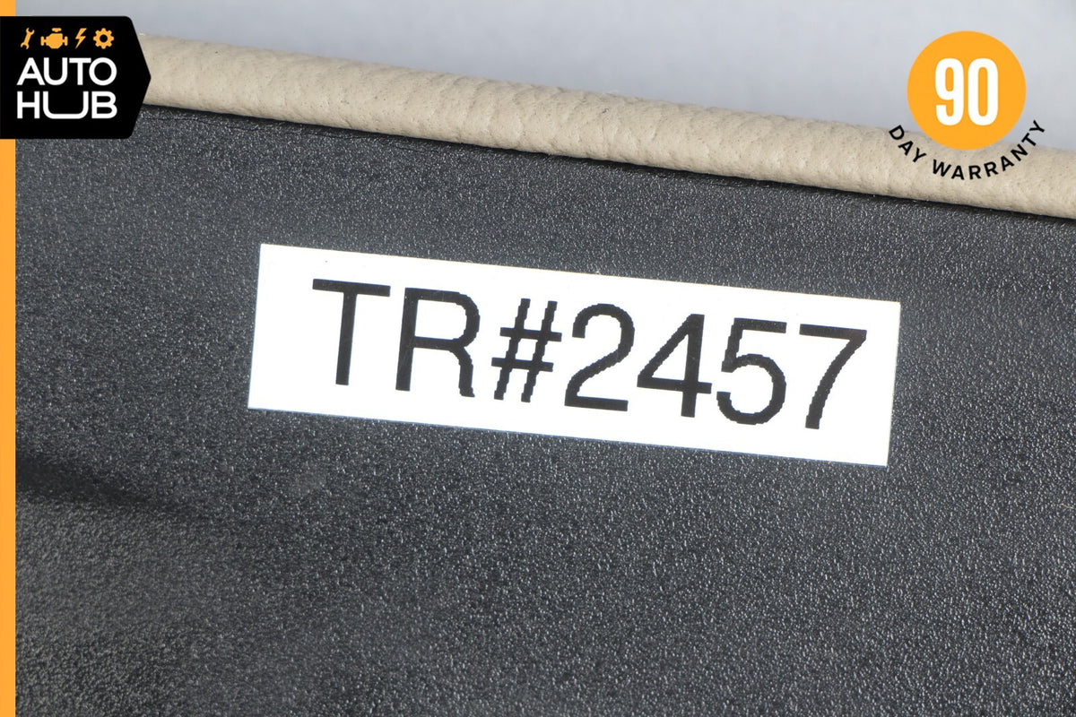 03-06 Mercedes R230 SL500 SL55 Center Console Arm Rest Armrest Cover Beige OEM - photo 11