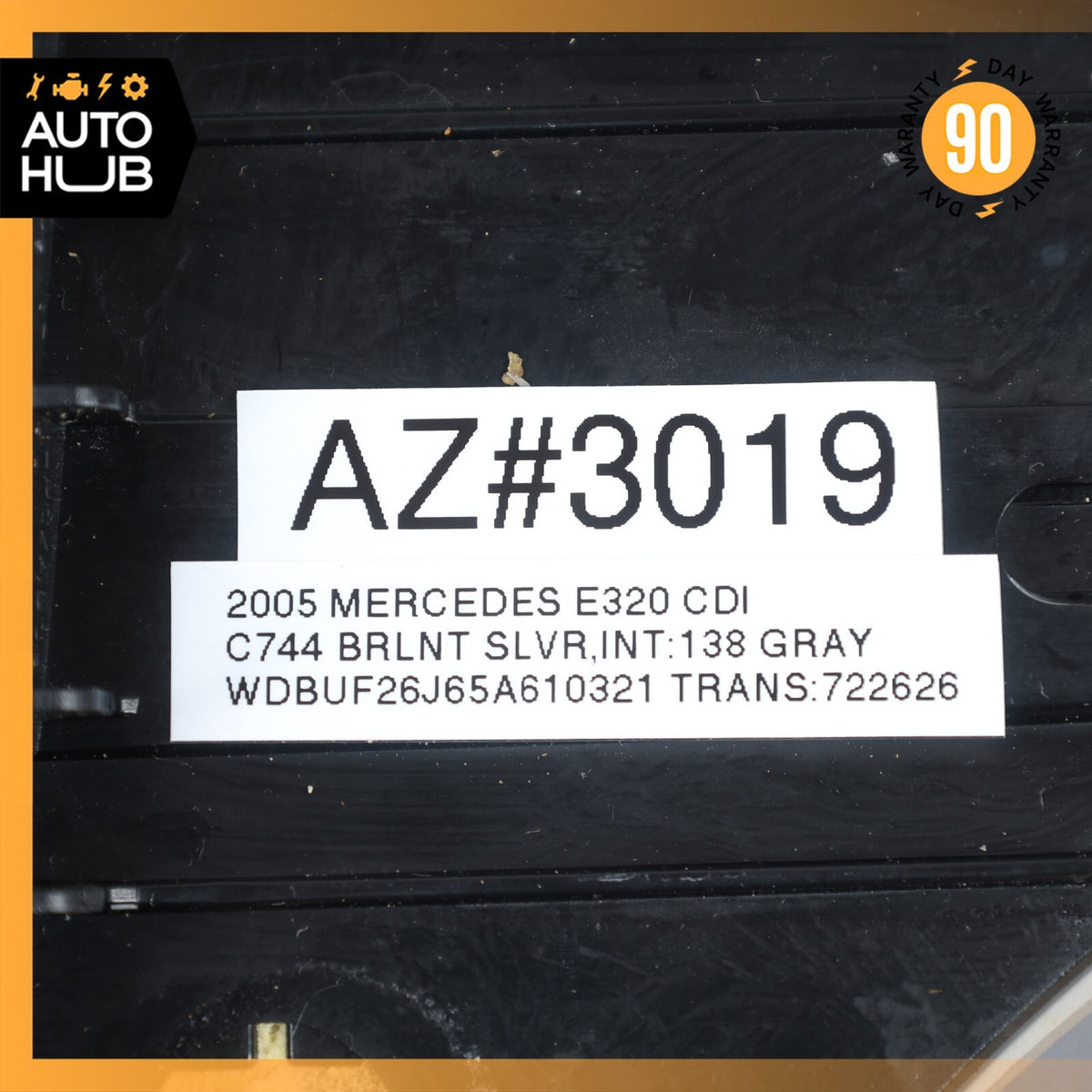 03-09 Mercedes W211 E320 E500 Rear Left Side Interior Side Trim Panel Gray OEM - photo 12