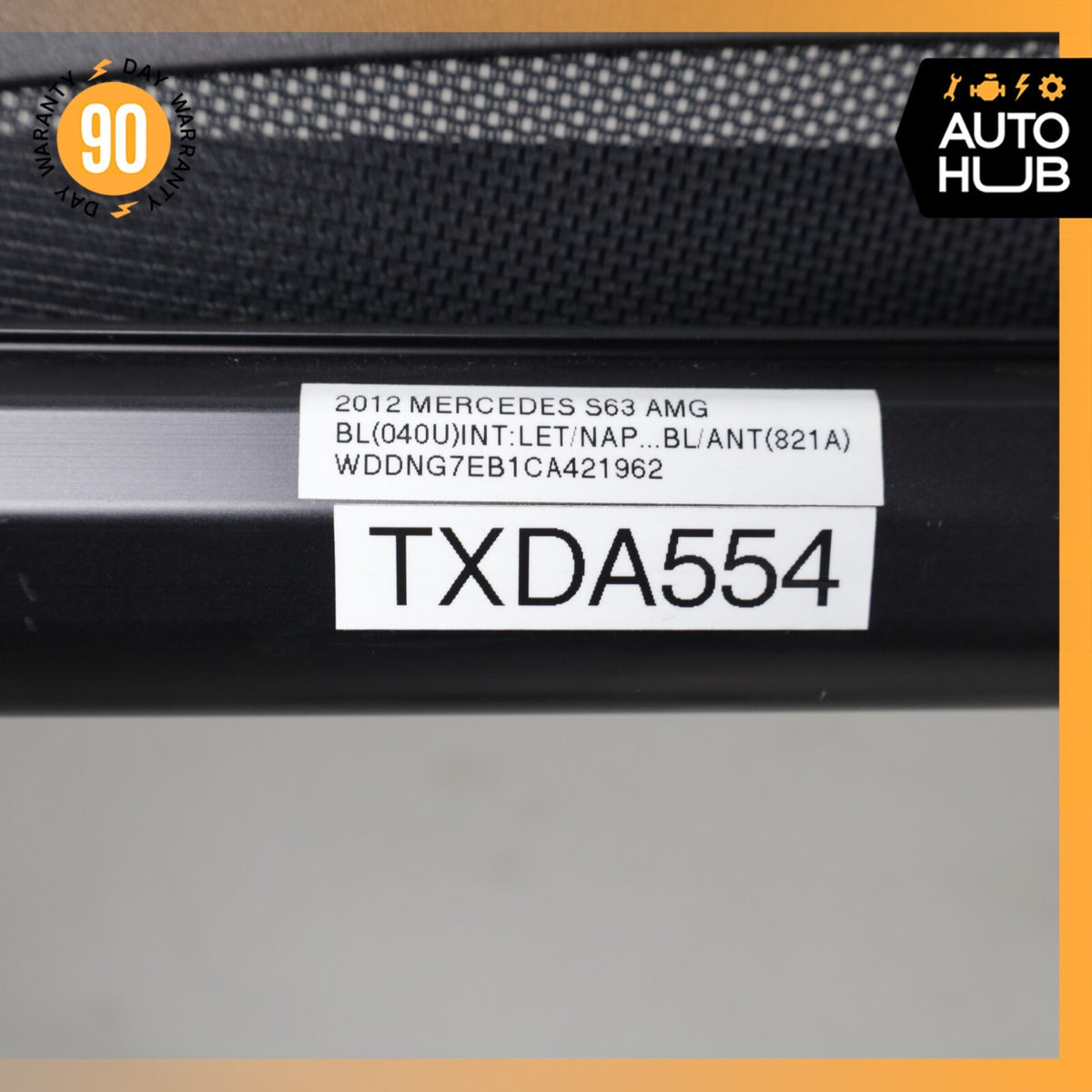 07-13 Mercedes W221 S63 S400 Rear Right Side Door Window Sun Shade Sunshade OEM - photo 17