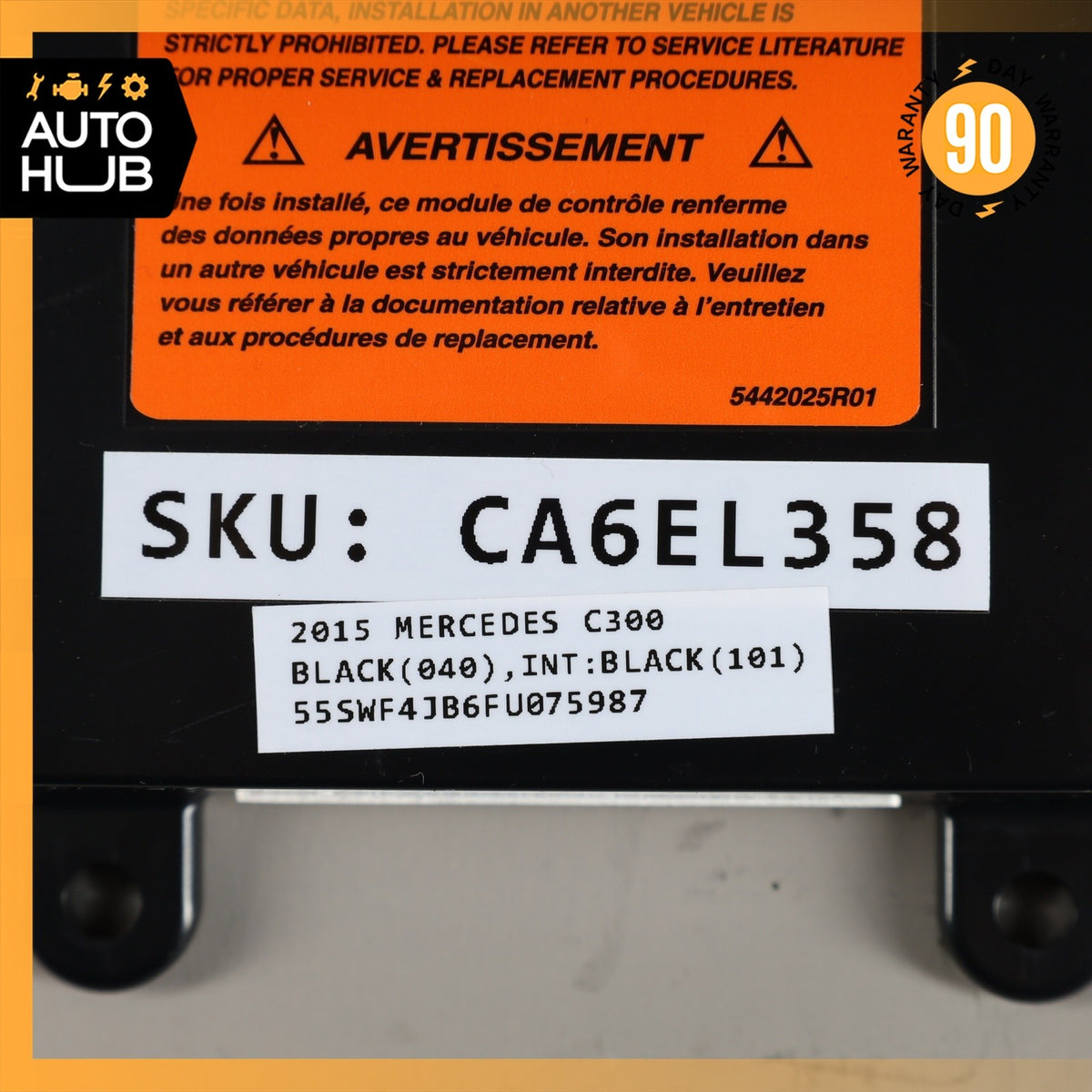 15-17 Mercedes W205 C300 E400 CLS550 Tele Aid Control Module 2539004500 OEM 74k - photo 9