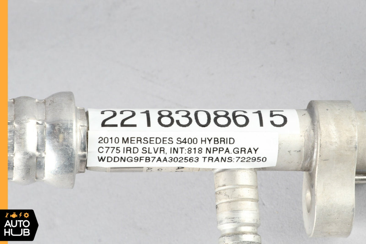 10-13 Mercedes W221 S400 Hybrid AC A/C Air Conditioning Line Hose 2218308615 OEM - photo 11