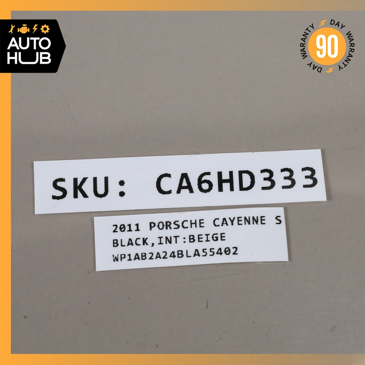 11-14 Porsche Cayenne 958 Sun Visor Sunvisor Front Left Driver Side Beige OEM - photo 18