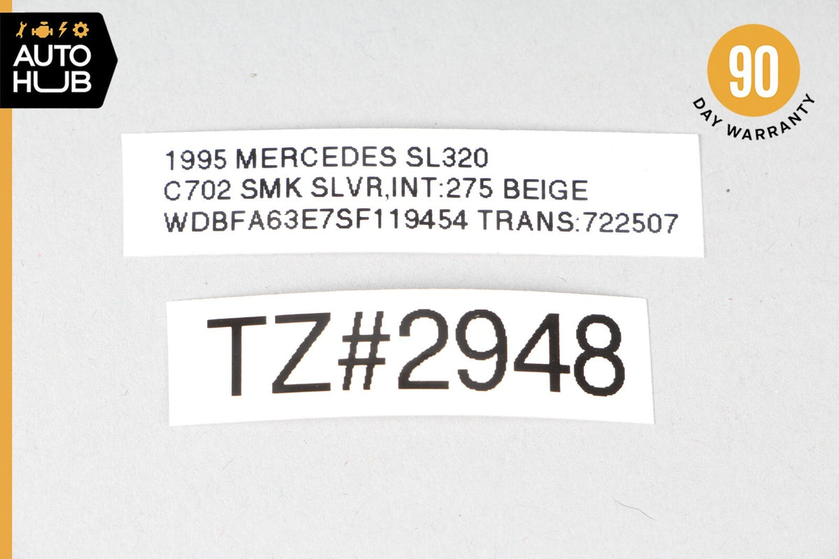 90-02 Mercedes R129 SL320 300SL 500SL SL500 AC A/C Heater Motor Blower Fan OEM - photo 12