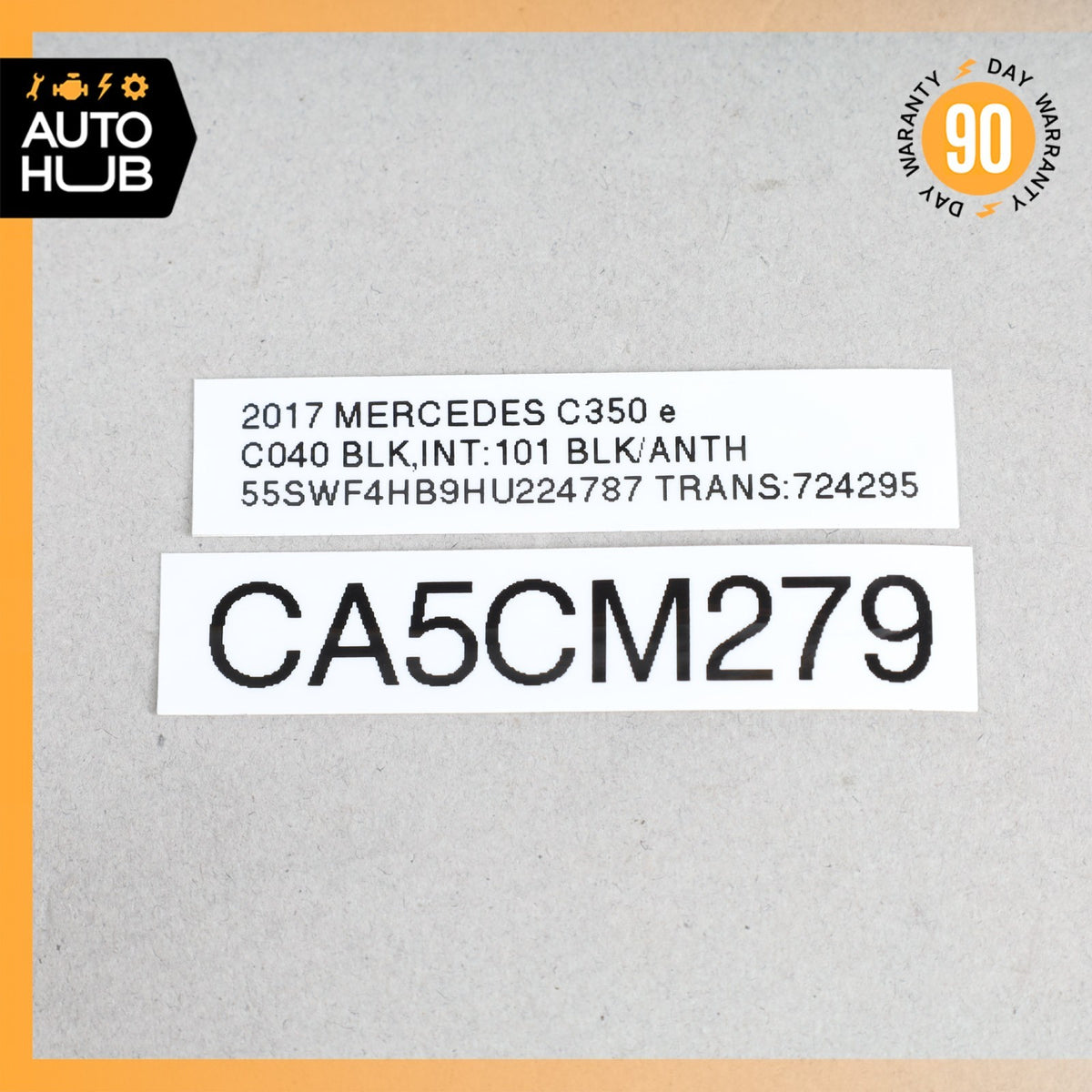 15-20 Mercedes W205 C350e GLC300 Front Left Dashboard Trim Panel Bezel OEM - photo 10