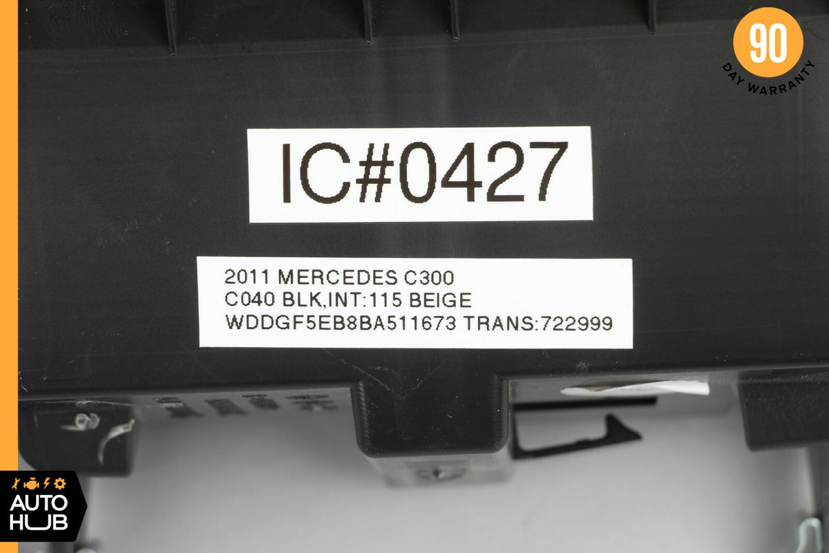 08-17 Mercedes W204 C250 C300 Center Console Ashtray Ash Tray Rear Beige OEM - photo 10