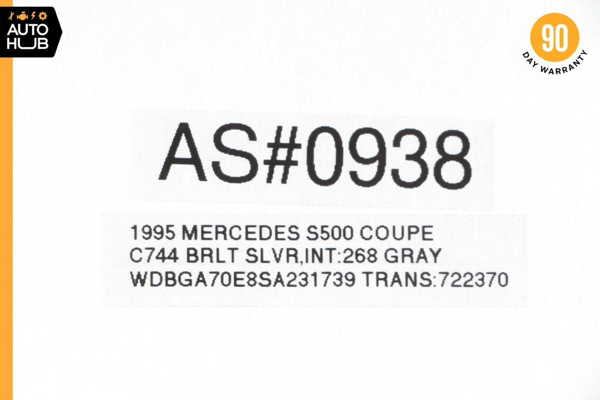 93-99 Mercedes W140 S500 Coupe 500SEC CL500 Radio Audio Sound Speaker OEM - photo 12