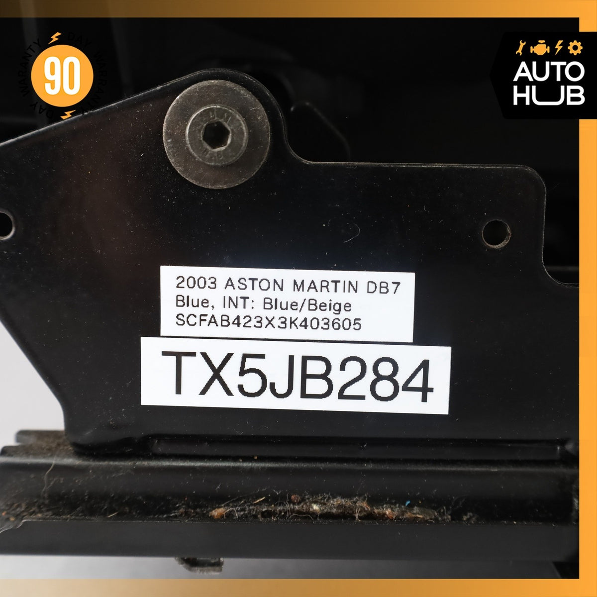 00-04 Aston Martin DB7 Vantage Front Right Seat Rail Track Frame w/Motor OEM 38k - photo 17