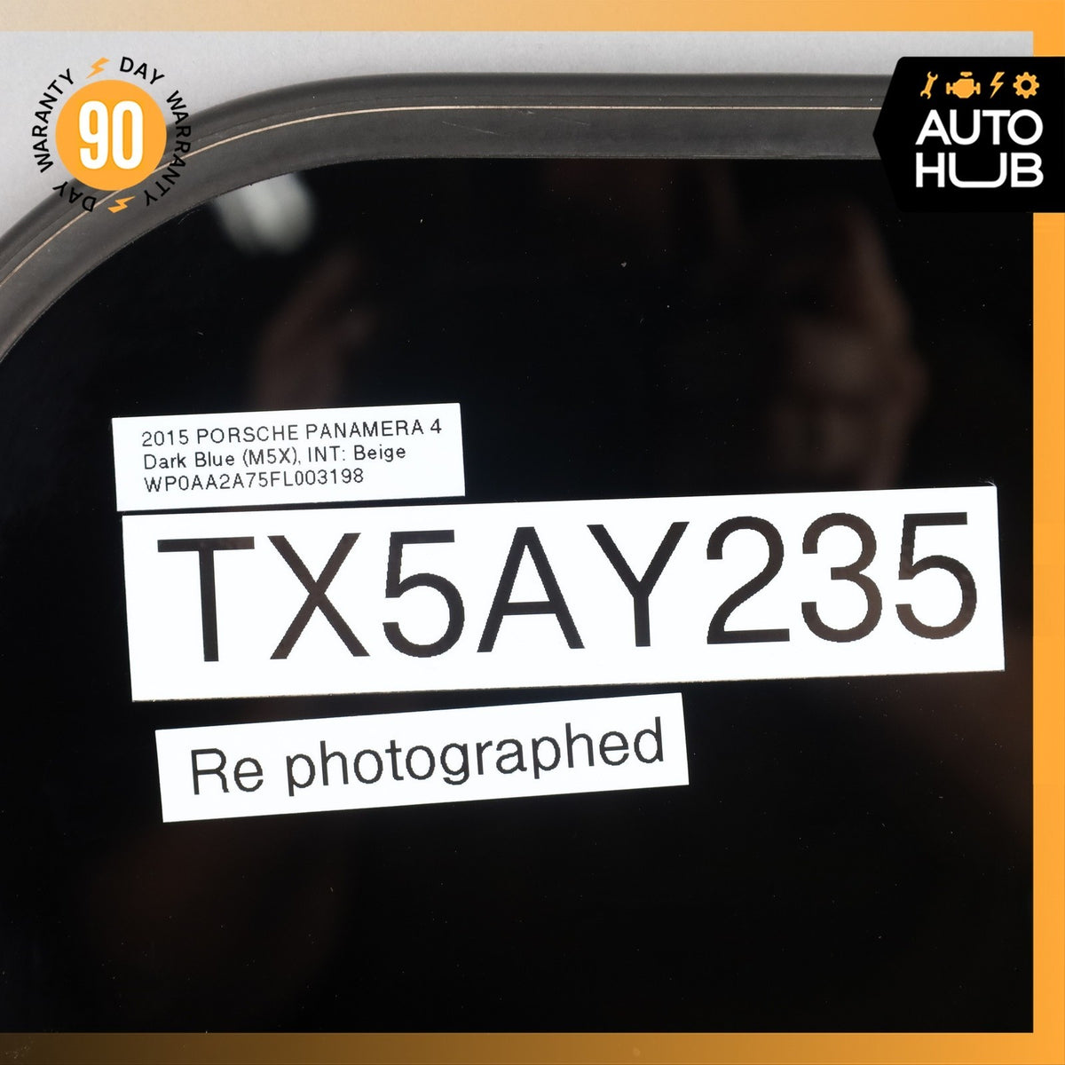 10-16 Porsche Panamera 970 4 Turbo S GTS Sunroof Sun Roof Glass OEM - photo 17