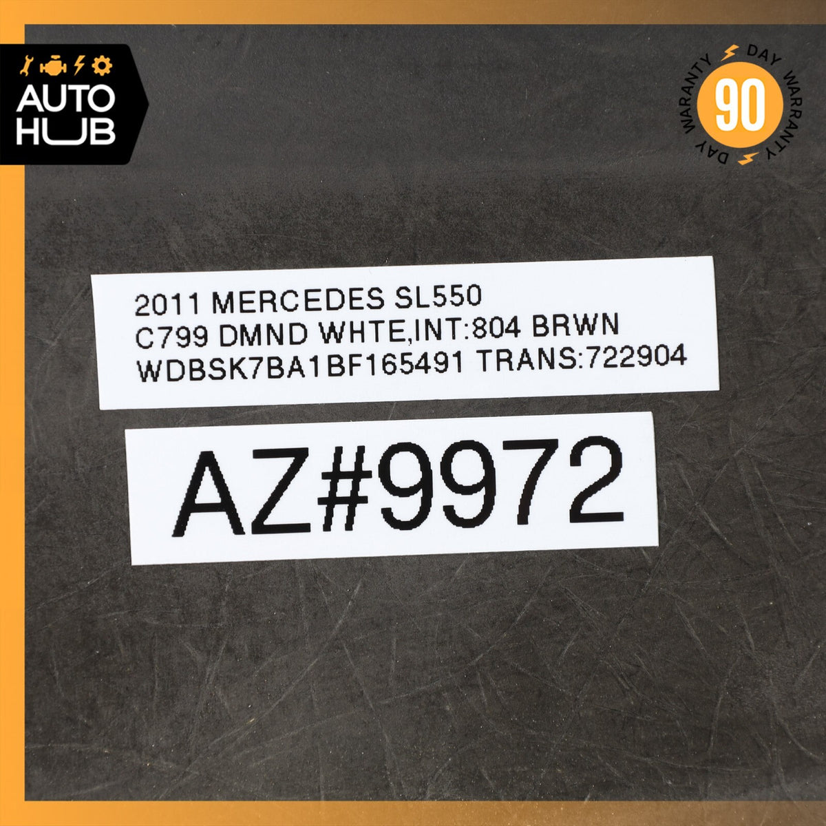 07-12 Mercedes R230 SL550 SL55 AMG Right Side Top C Pillar Column Cover Trim OEM - photo 13