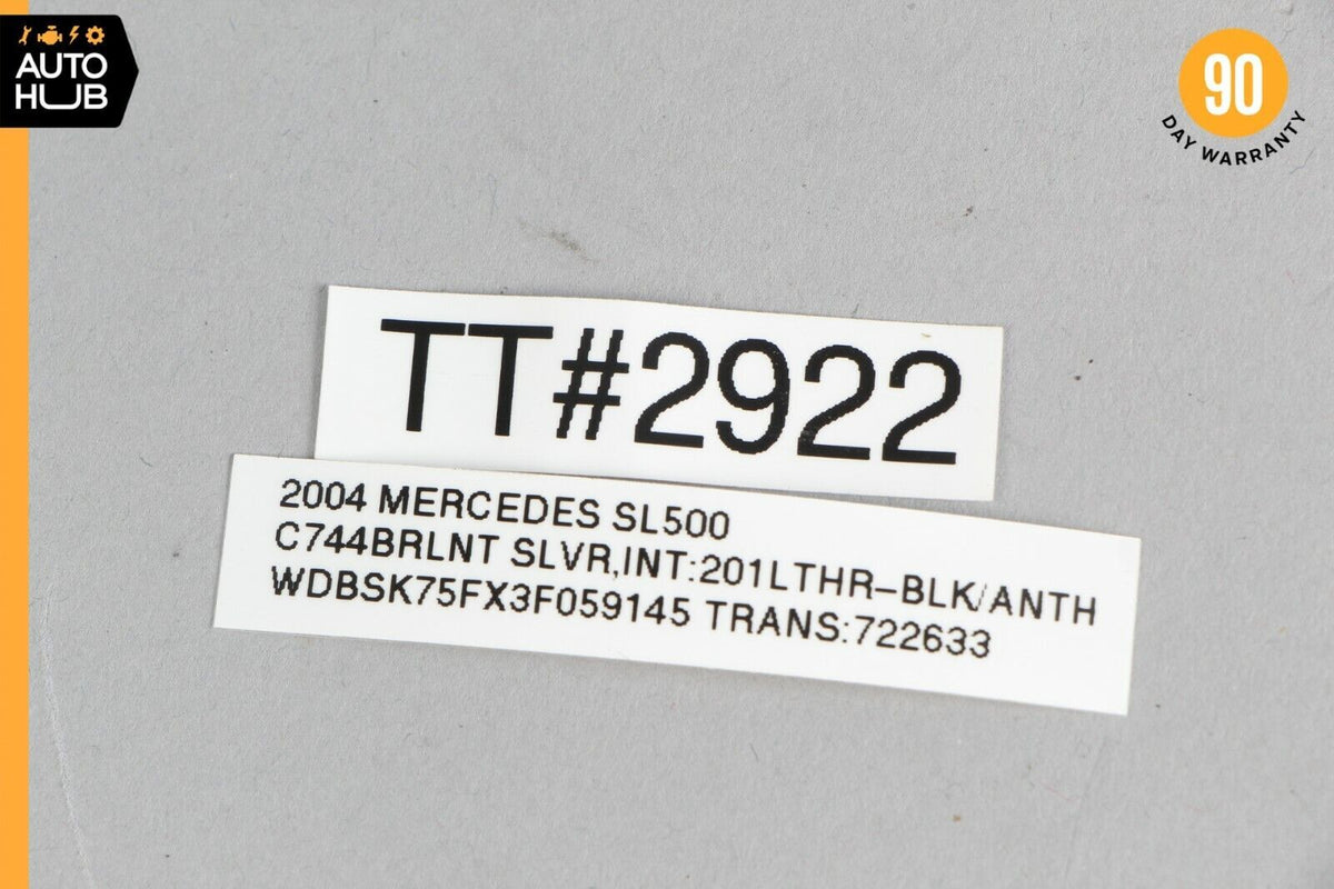 Mercedes R230 SL500 SL55 Convertible Top Left Side Load Assist Cylinder OEM 52k - photo 12