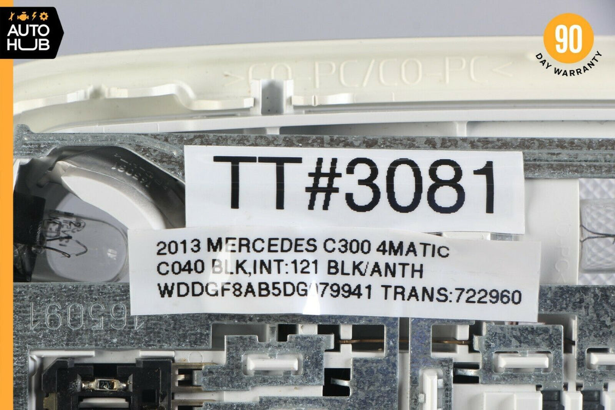08-21 Mercedes W204 C300 GLK350 Rear Overhead Dome Light 2048204901 OEM 50k - photo 12