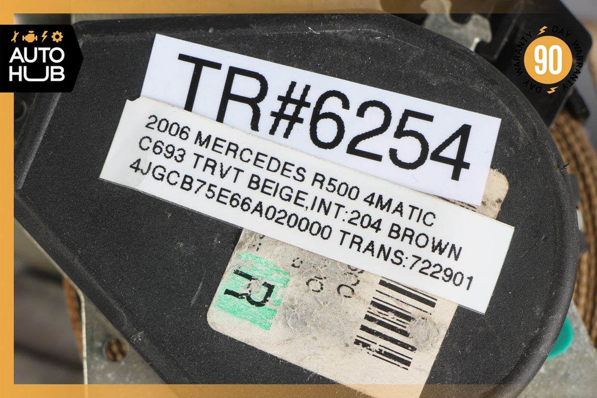 06-13 Mercedes W251 R500 GL450 ML500 Front Right Seat Belt Seatbelt Beige OEM - photo 12