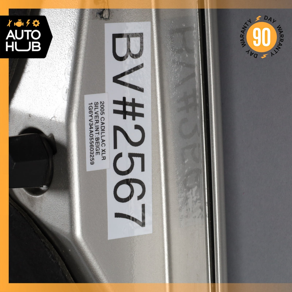 04-08 Cadillac XLR Hood Cover Panel Assembly Light Tarnished Silver OEM 69k - photo 22