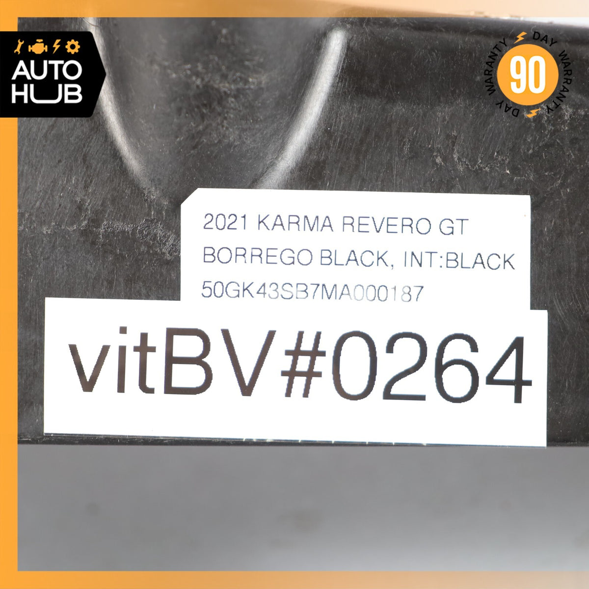 KARMA Revero GT GTS Rear Center Bumper Support Bracket OEM 11k - photo 16