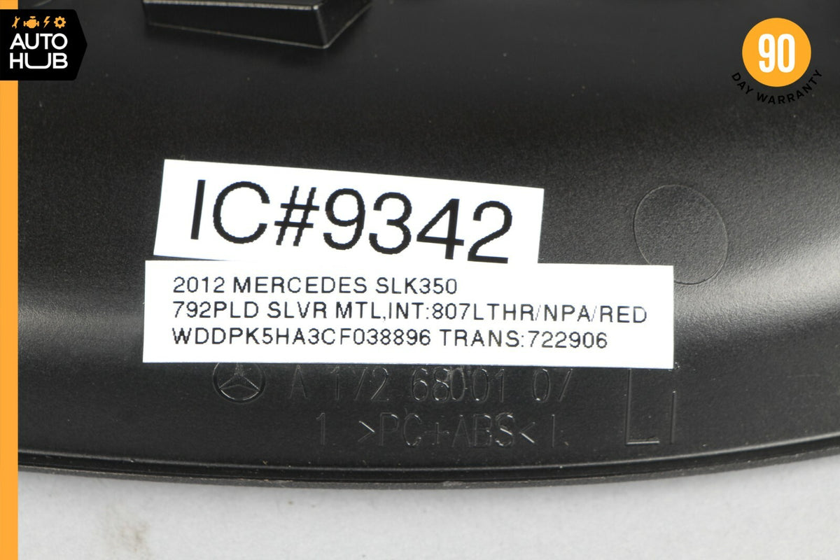12-20 Mercedes R172 SLK350 SLC300 Left Dashboard Dash Cover Panel Trim Black OEM - photo 9