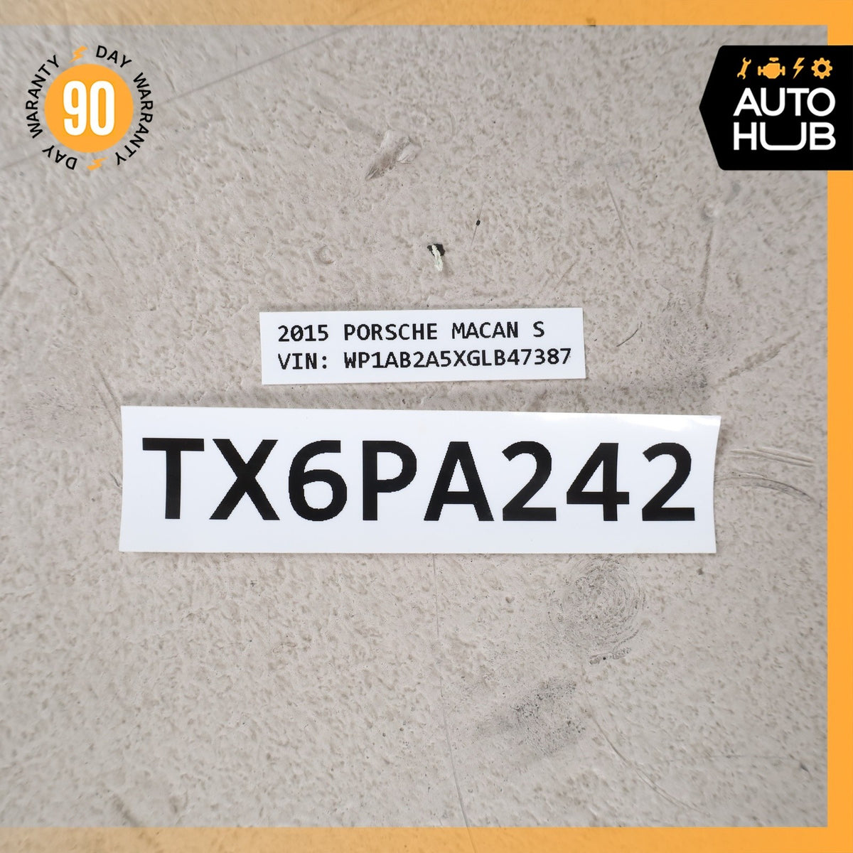 15-18 Porsche Macan 95B Rear Bumper Cover Assembly Black OEM 74k - photo 22