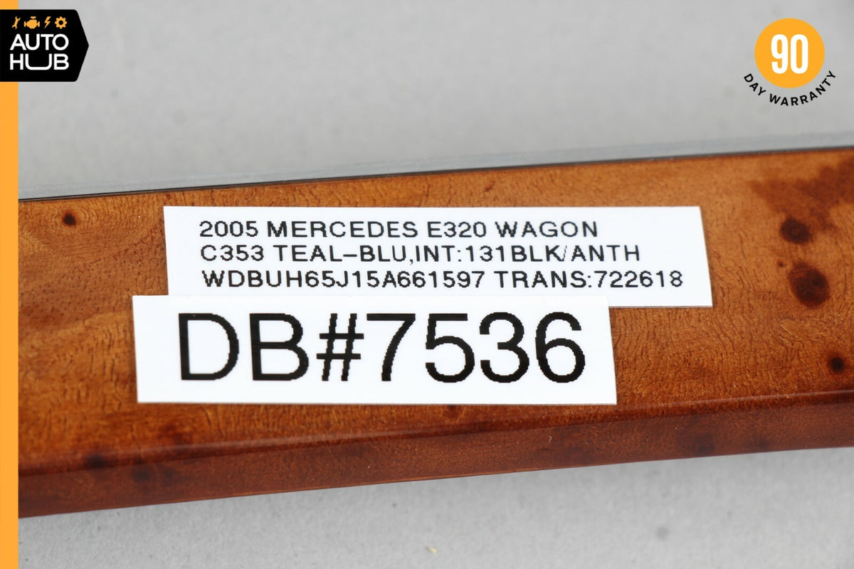 03-09 Mercedes W211 E320 E55 AMG Dashboard Dash Left Driver Side Trim Panel OEM - photo 10