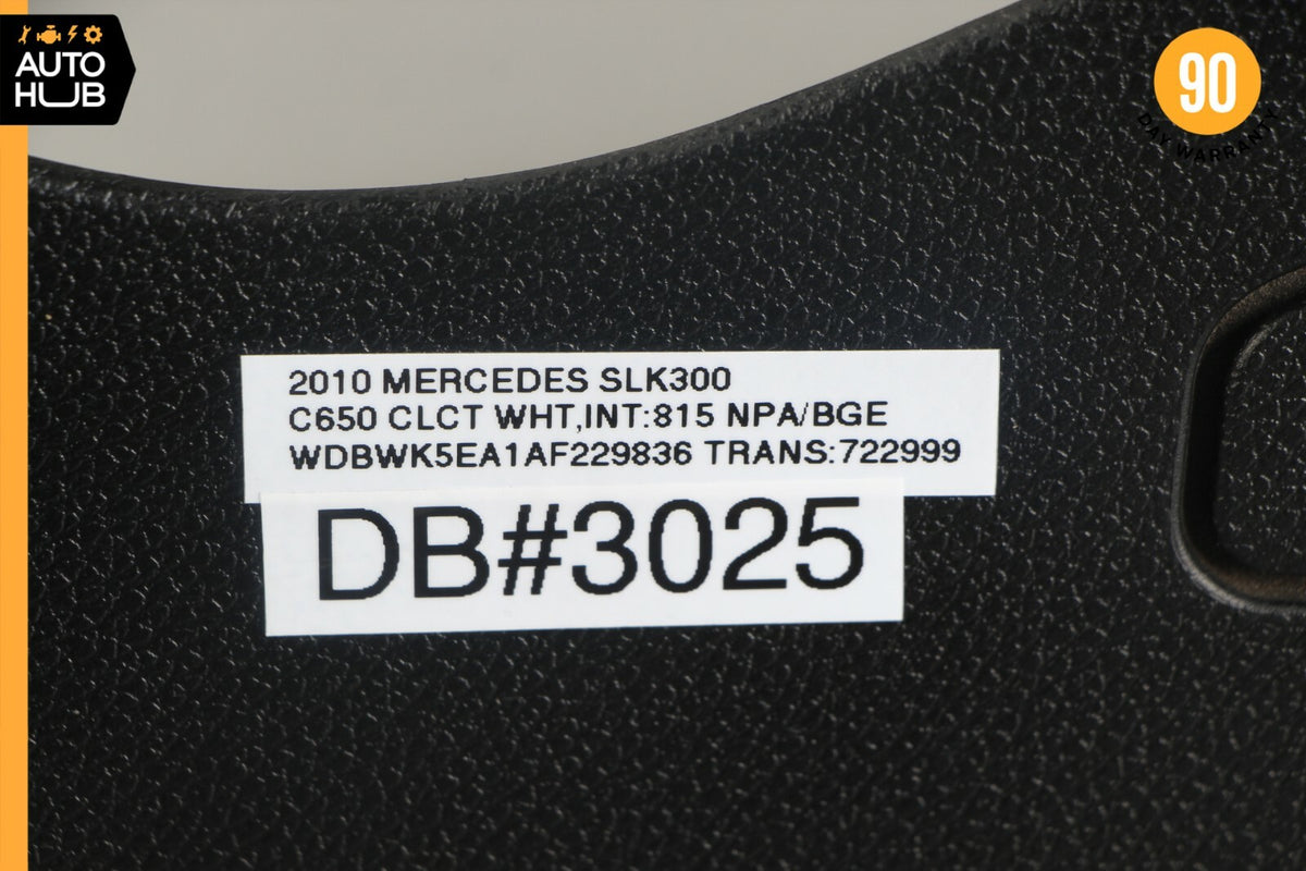 05-11 Mercedes R171 SLK300 Seat Belt Cover Trim Left Side 1716902725 OEM 50k - photo 12