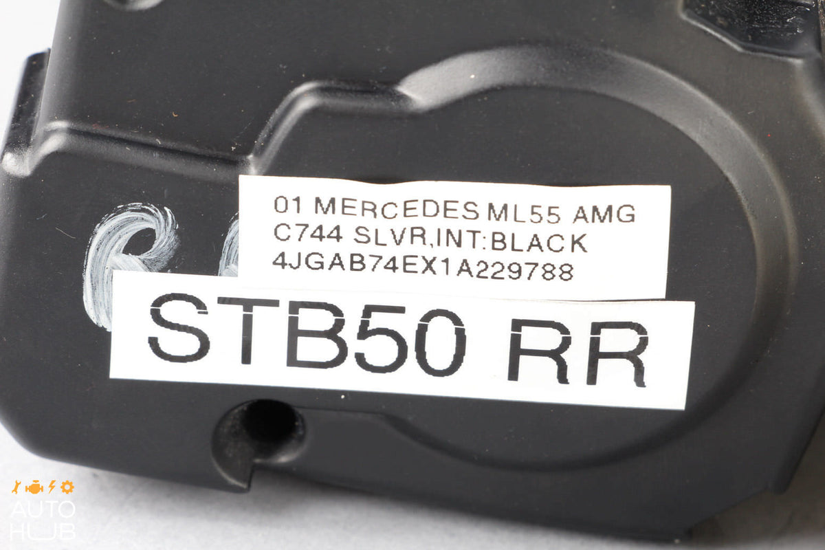 98-05 Mercedes W163 ML320 ML500 ML55 Rear Right Passenger Seat Belt Black OEM - photo 12