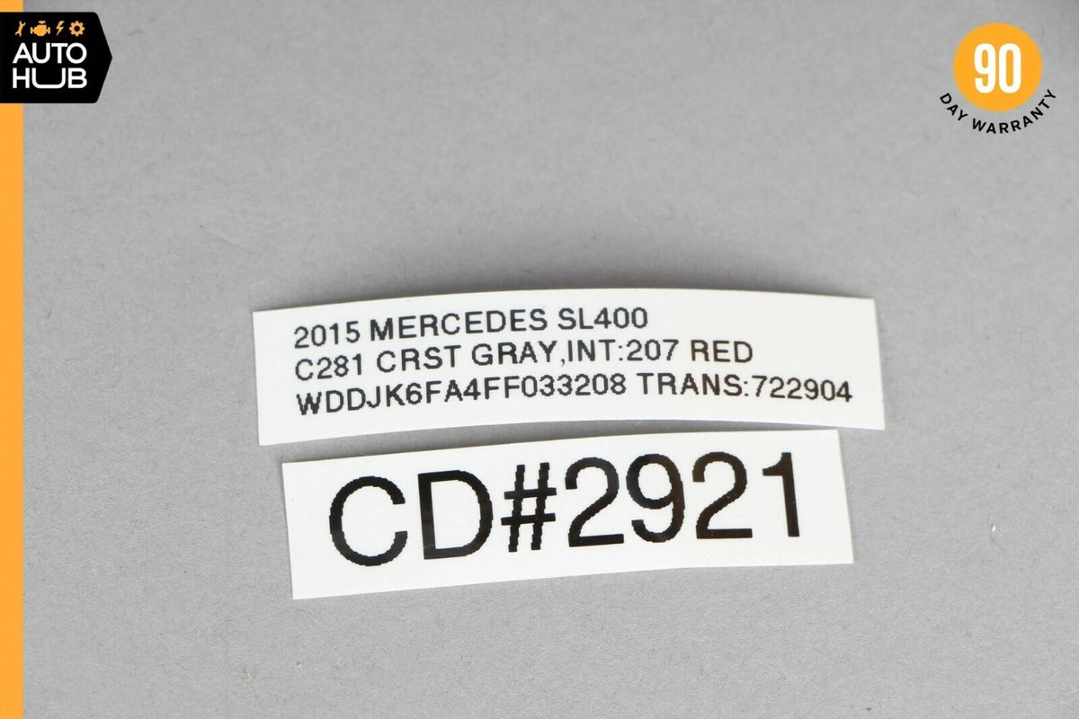 13-20 Mercedes R231 SL400 SL500 Roof Top Front Lock Latch Actuator Set OEM 62k - photo 13