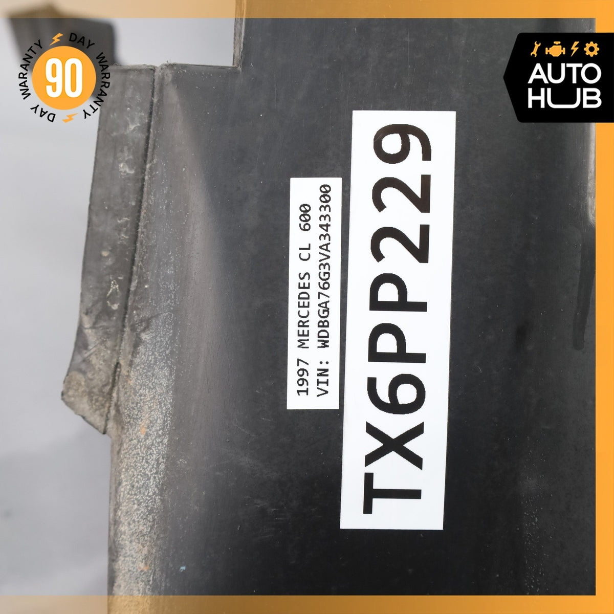 Mercedes W140 CL600 S500 Coupe Front Right Wheelarch Liner Splash Shield OEM 63k - photo 10