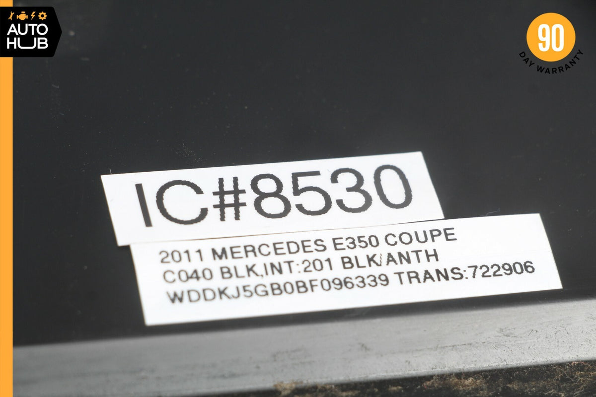 10-13 Mercedes W207 E350 E550 Coupe Dashboard Glove Box Compartment Black OEM - photo 12