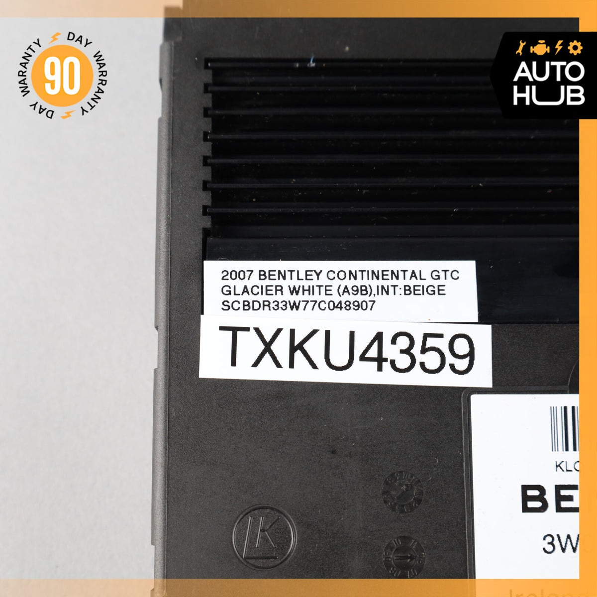 03-11 Bentley Continental GTC GT Front Right Side Seat Control Module OEM 60k - photo 9