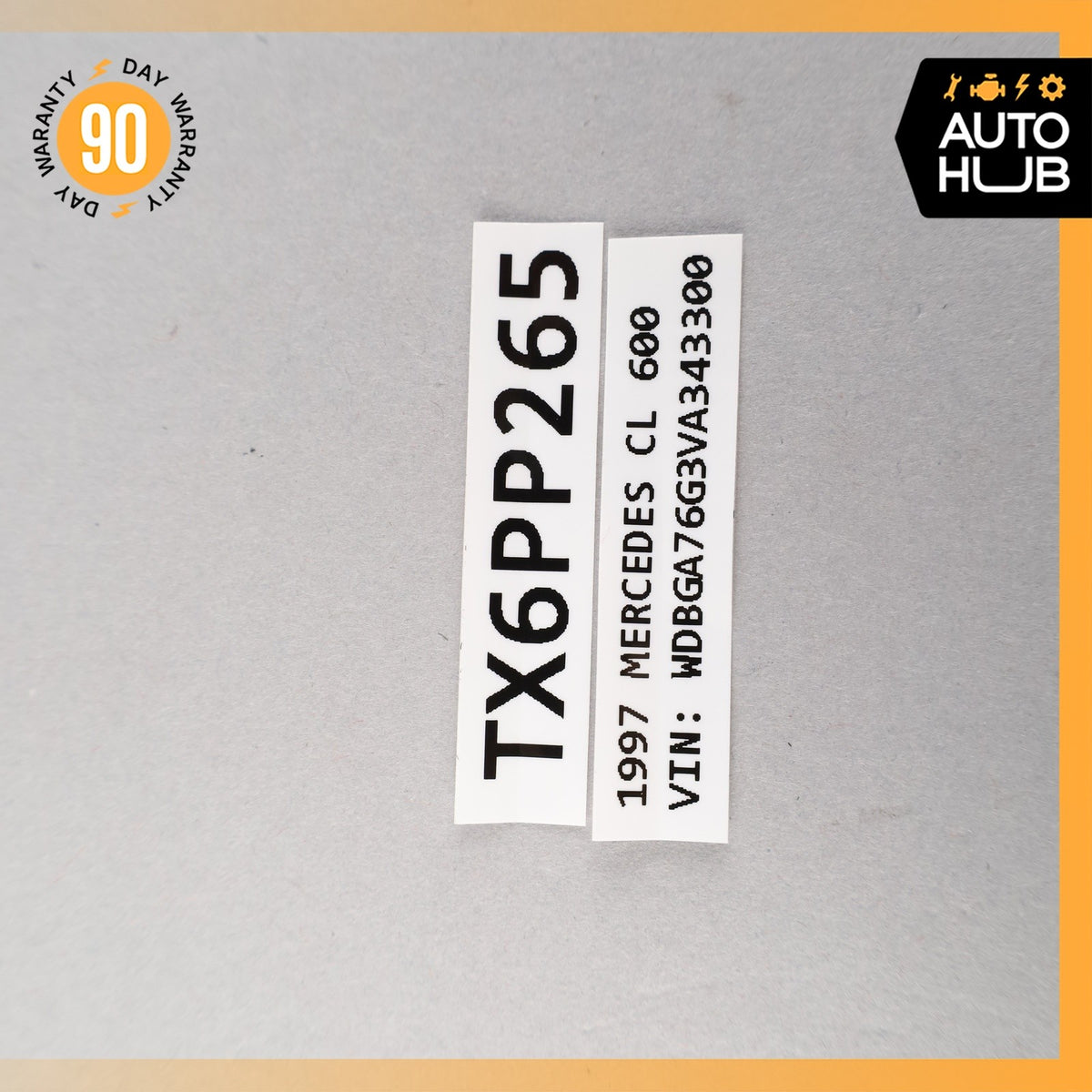 92-99 Mercedes W140 CL600 S320 S600 Headlight Switch Control OEM 63k - photo 9