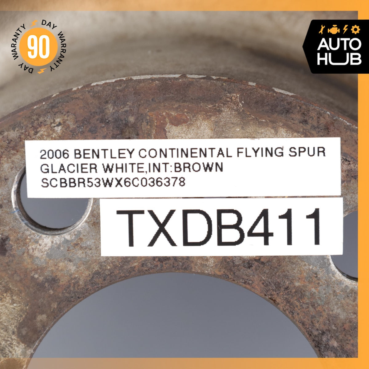 Bentley Continental Flying Spur GT Front Brake Rotors Disc Left & Right Set 58k - photo 13