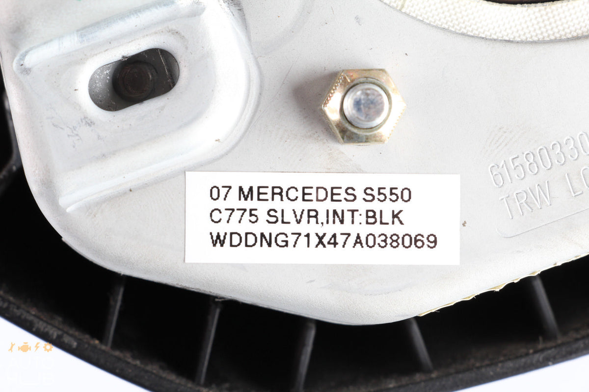 07-10 Mercedes W221 S550 CL550 S63 AMG Steering Wheel Airbag Air Bag Black OEM - photo 9