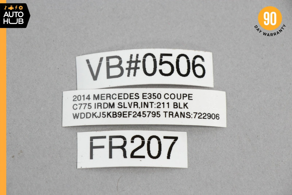 10-17 Mercedes W207 E350 E400 Front Right Passenger Seat Cushion Upper OEM - photo 9