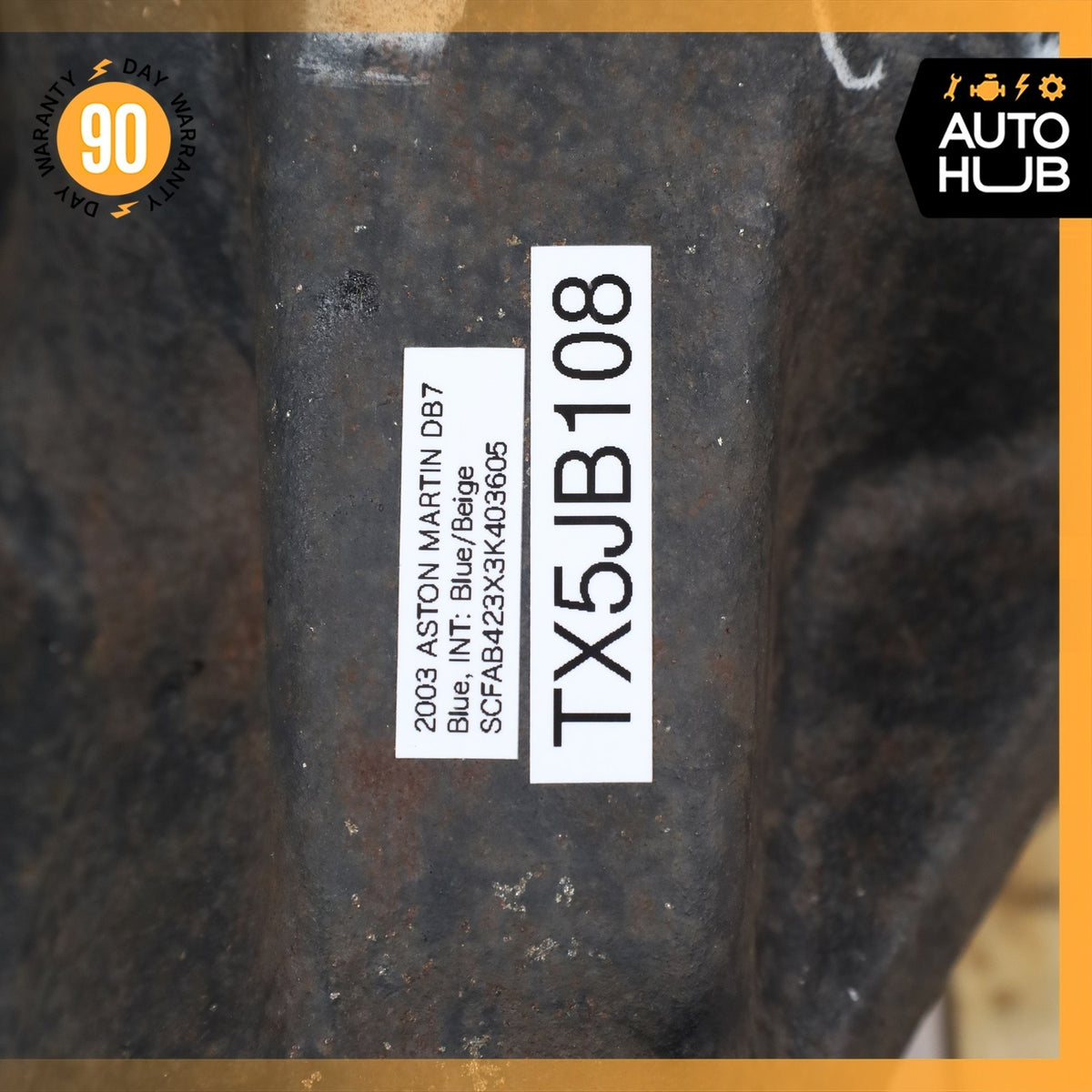 00-04 Aston Martin DB7 Vantage Auto Rear Differential Diff Axle Carrier 3.06 38k - photo 13
