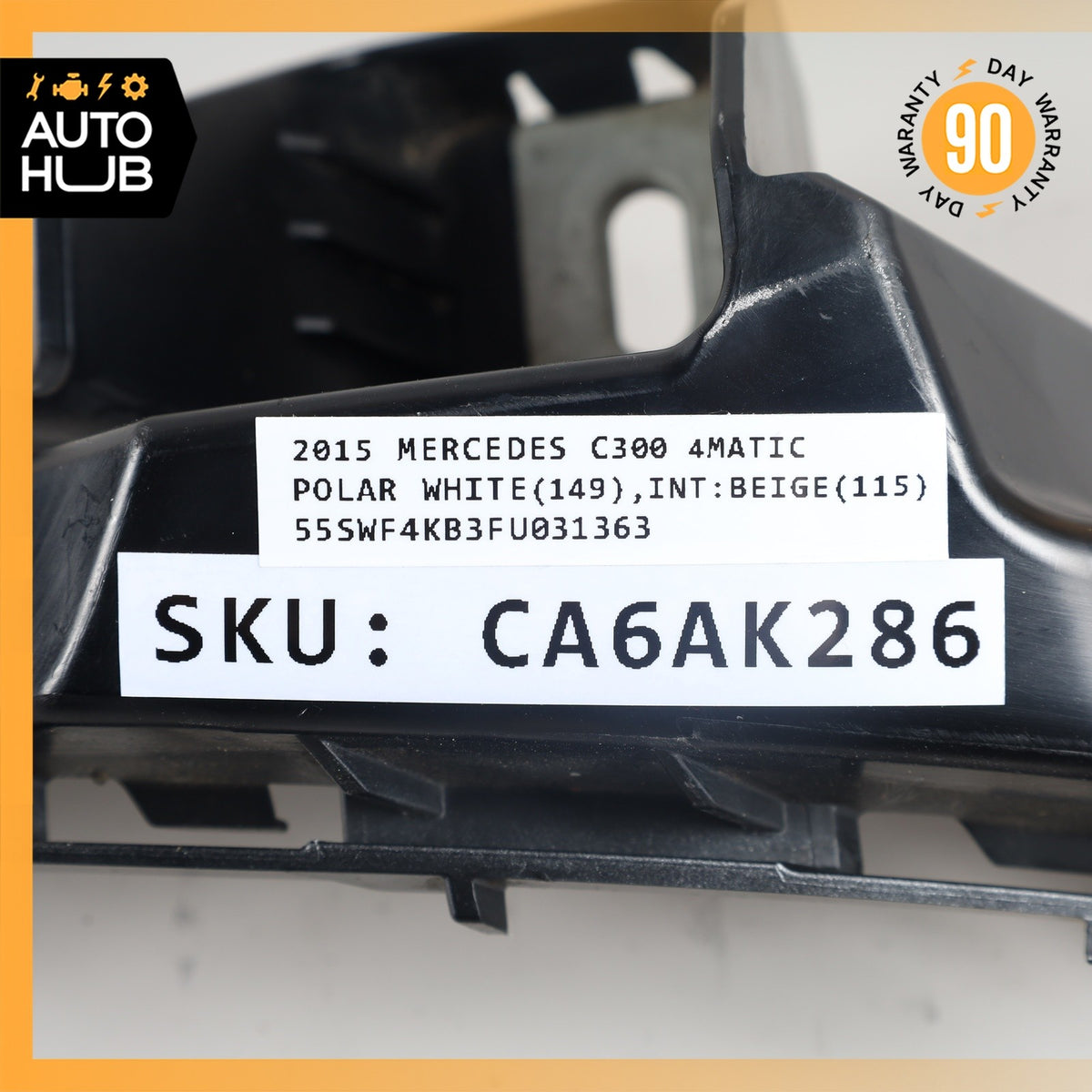 Mercedes W205 C300 Rear Left Driver Side Bumper Absorber Bracket OEM - photo 14