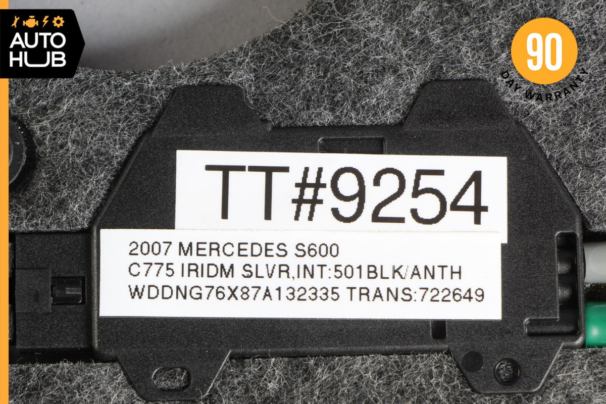 07-09 Mercedes W221 S600 S450 Front Right Lower Bottom Seat Bladder Bolster OEM - photo 12