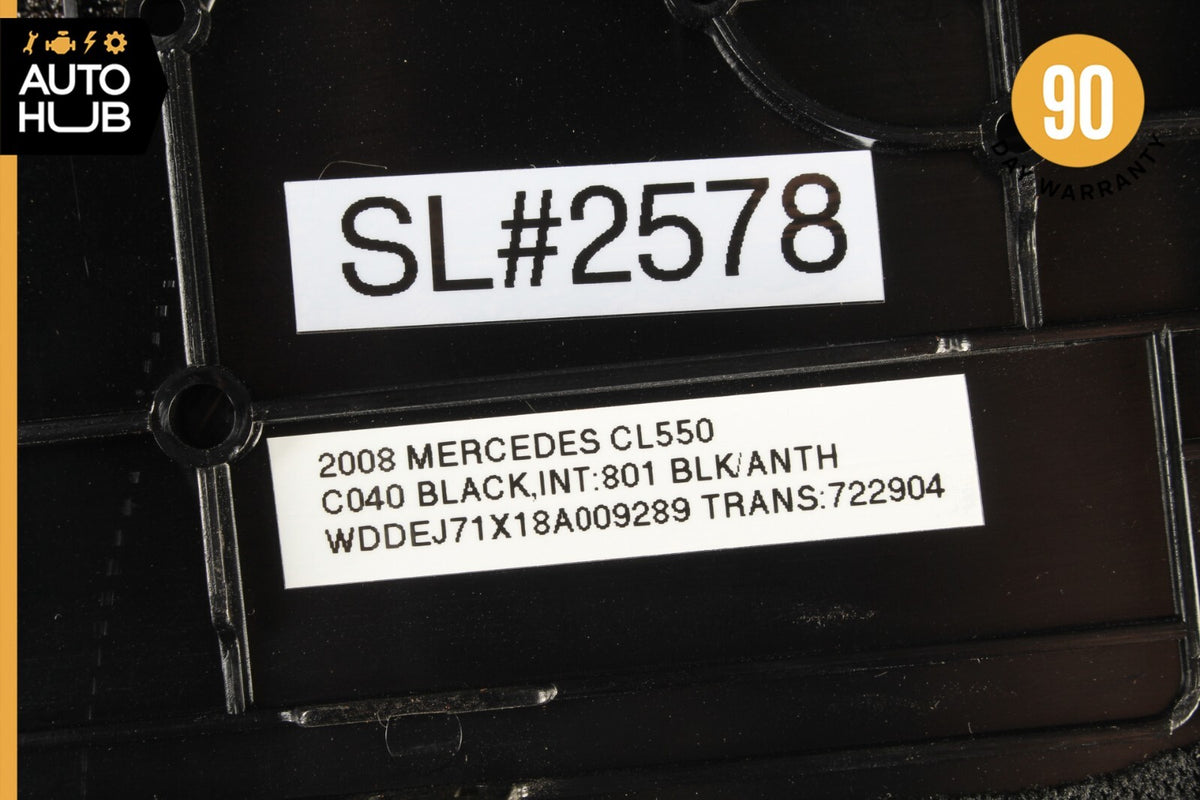 07-14 Mercedes W216 CL550 Hat Tray And Roller Blind Rear Window 2166900030 OEM - photo 11